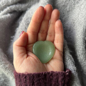 Holding Heart TouchStones Green Aventurine WEB