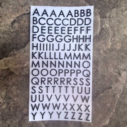Alphabet Sheet 1